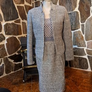 Calvin Klein dress suit Size 10 grey and pink